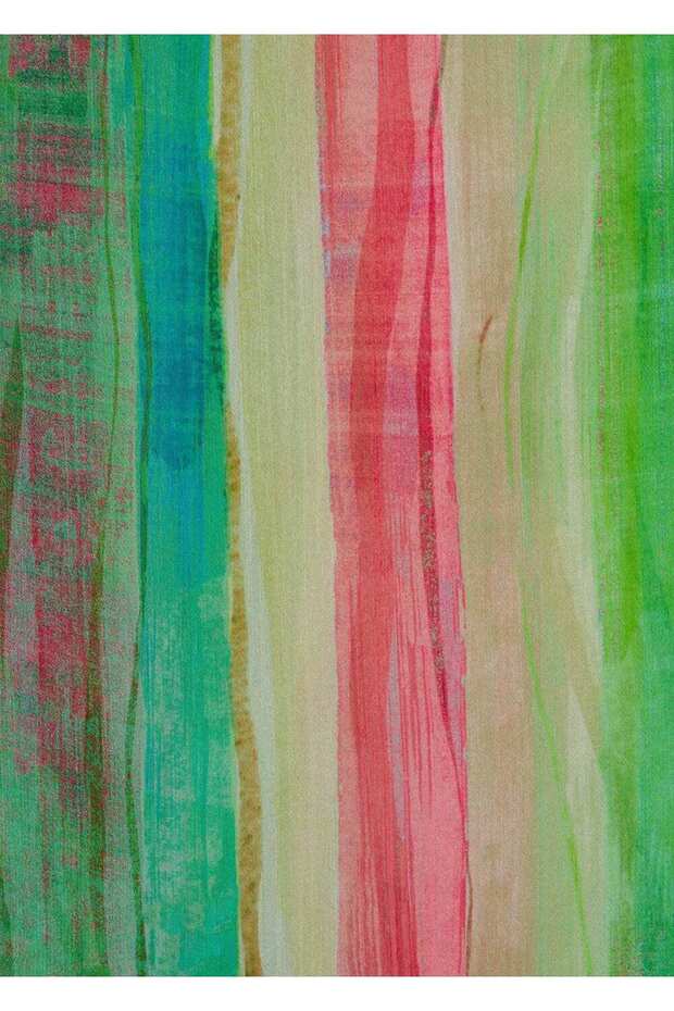 Halbtransparente, bedruckte Hose - 5