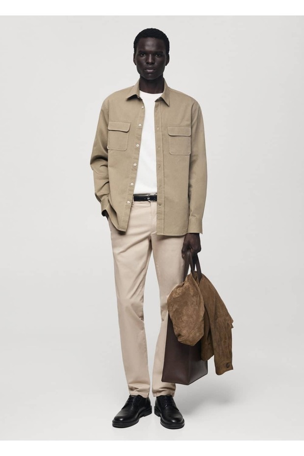 Dar kesim serj chino pantolon - 2