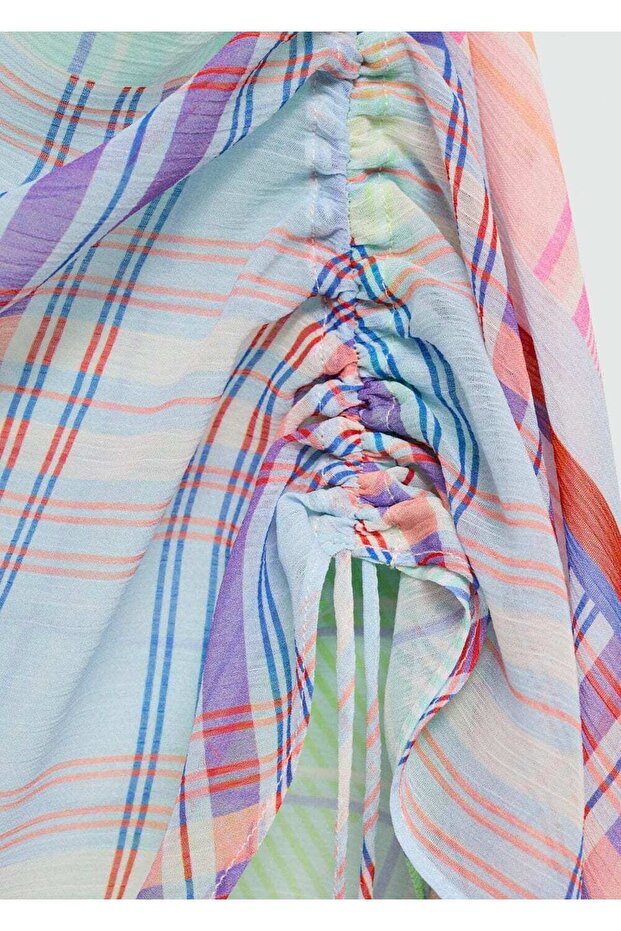 Asymmetrische Rüschenbluse - 5