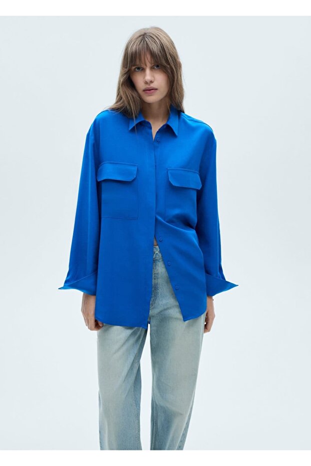 Cepli Lyocell gömlek - 1