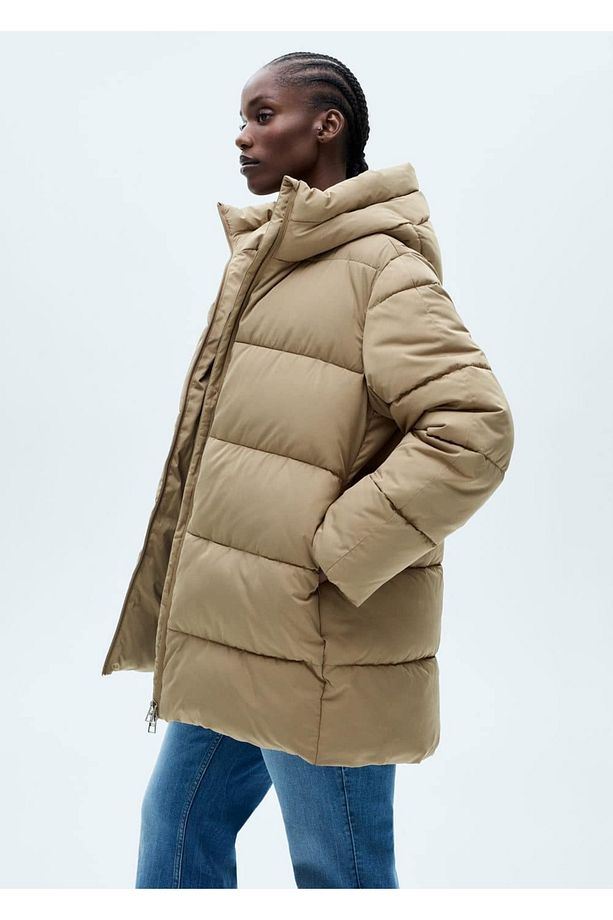 Kapüşonlu Kapitone Anorak - 6