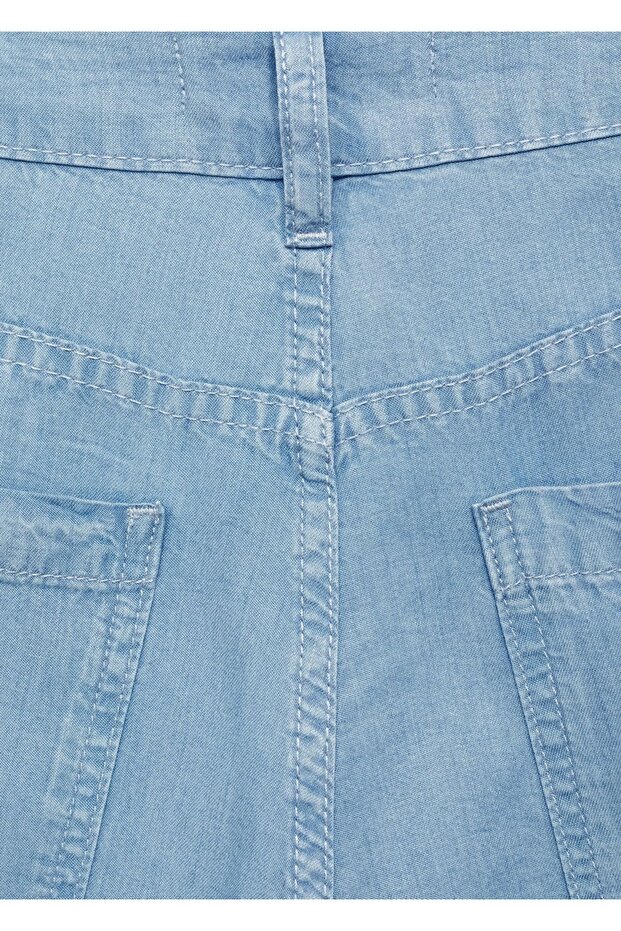 Wideleg lyocell pantolon - 8