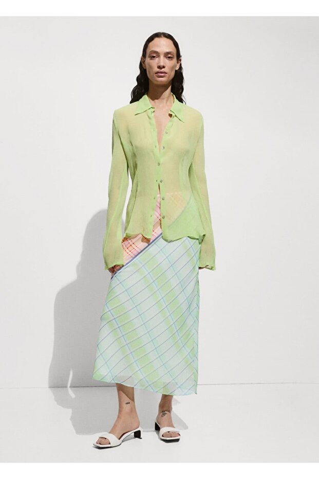 Desenli uzun etek - 2