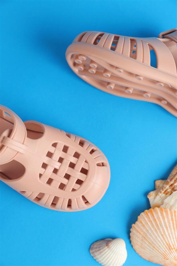 19 - 29 Numara Tobby Solid Nude Сандалії - 5