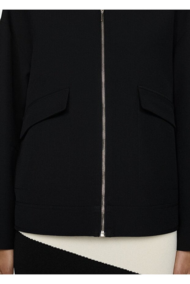 Oversize bomber ceket - 7