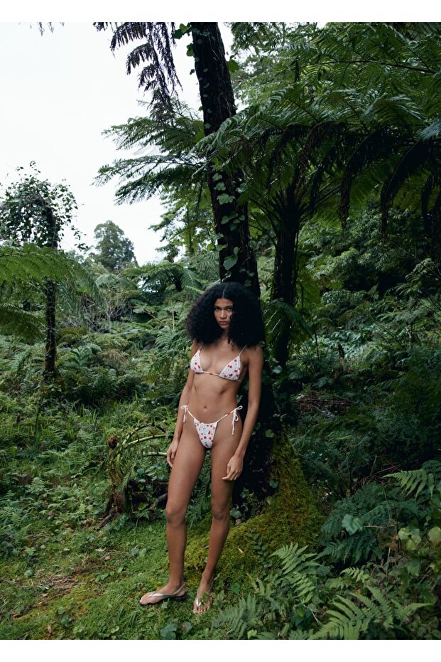 Brazilian Patterned Bikini Bottom - 6