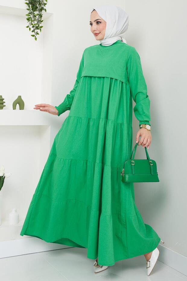 Kat Kat Elbise Yeşil HM2172 - 2