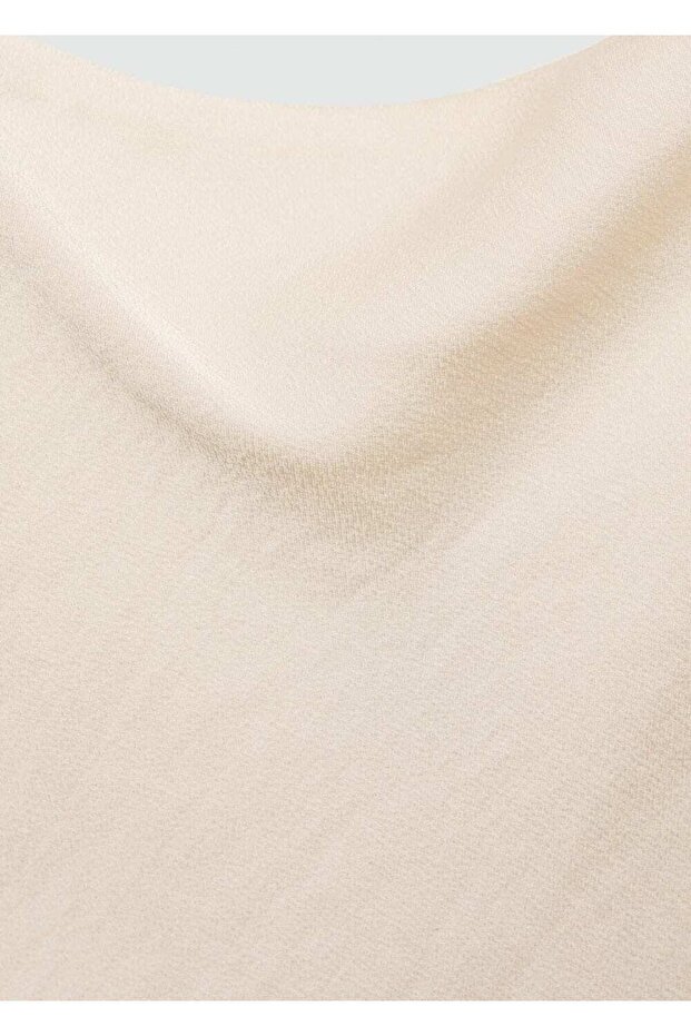 Thin Strap Satin Blouse - 6