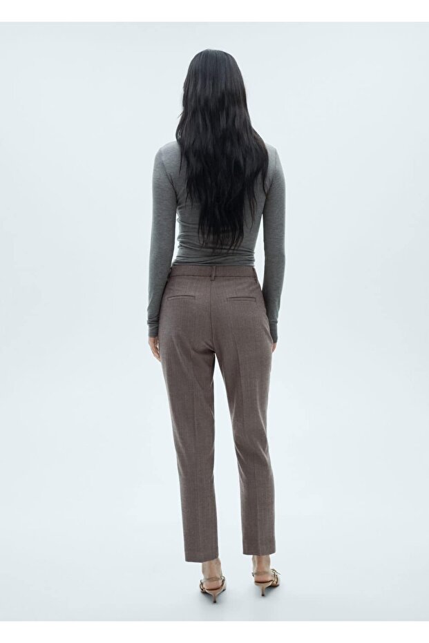 Orta belli dar pantolon - 4