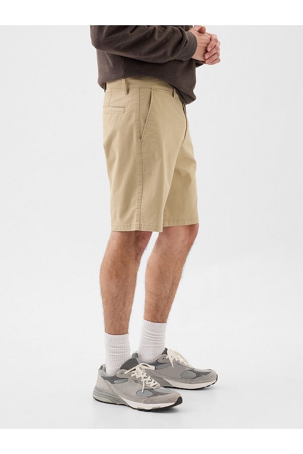 Erkek Bej Essential Khaki Şort - 3