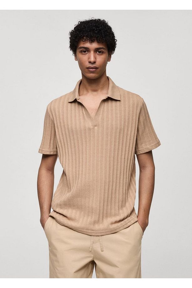 Regular Fit Fitilli Pamuklu Polo Gömlek - 1