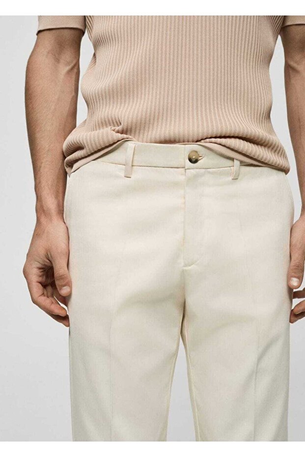 Dar kesim chino pantolon - 7