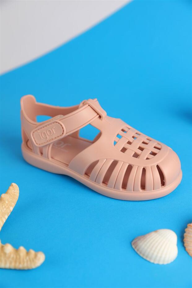 19 - 29 Numara Tobby Solid Nude Сандалії - 6