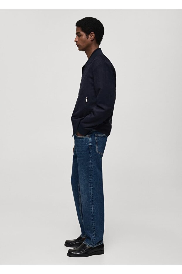 Suede look bomber jacket - 6