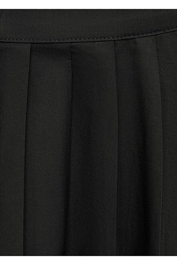 İri Pileli Midi Etek - 6