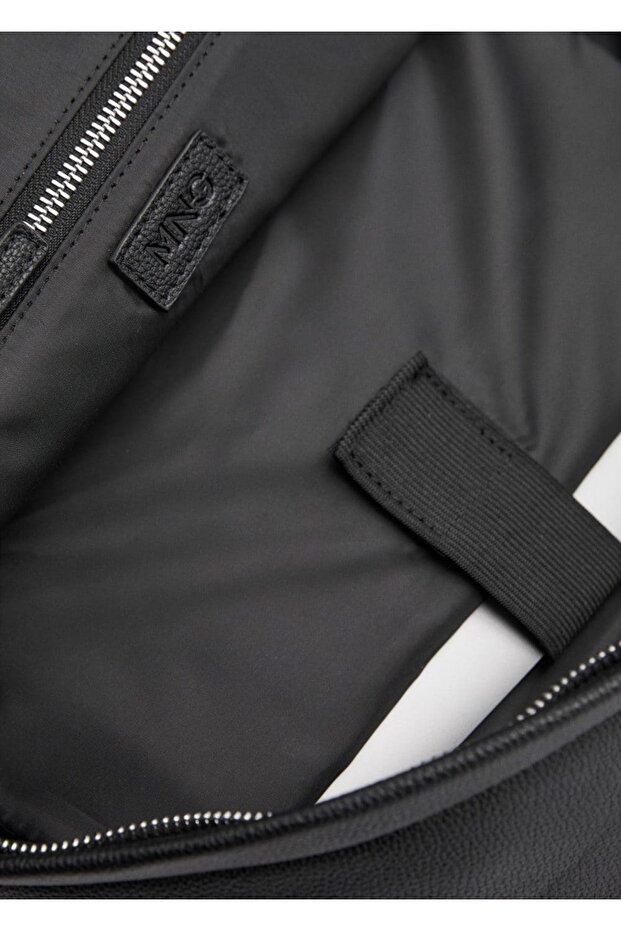 Compact Leather Effect Backpack - 7