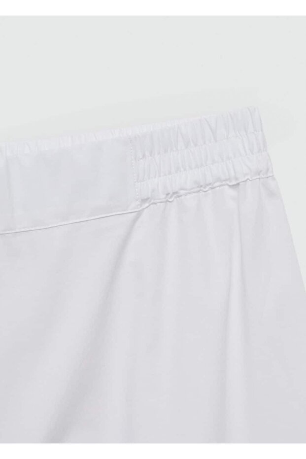 Pamuklu Wideleg pantolon - 8