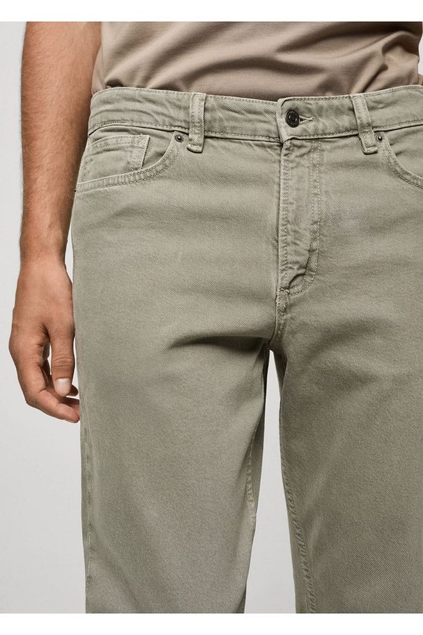 Ben Tapered Crop Jean Pantolon - 6
