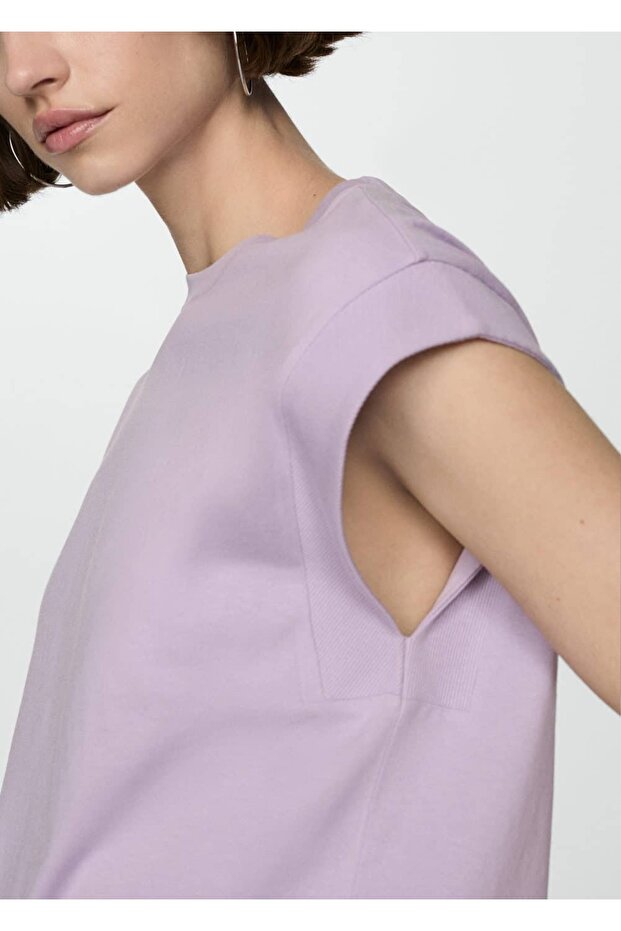 Kısa kollu pamuklu tişört - 6