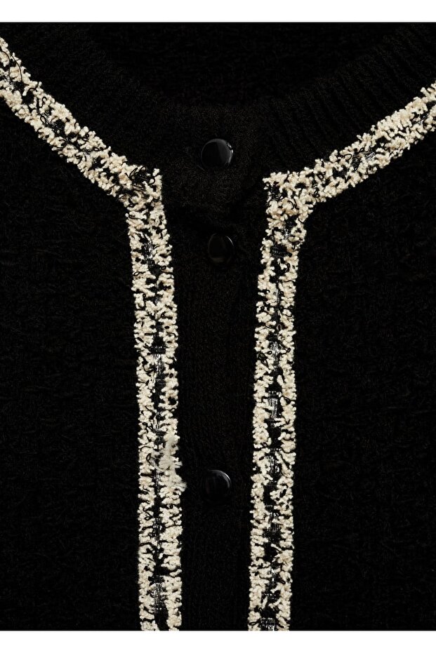 İki renkli tüvit ceket - 7