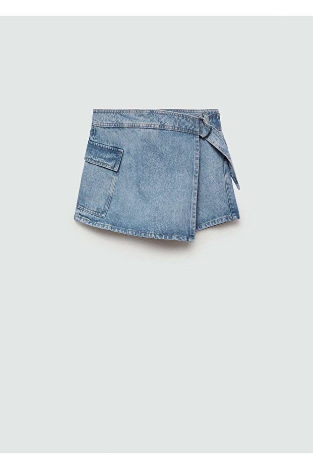 Denim Pantolon Etek - 3