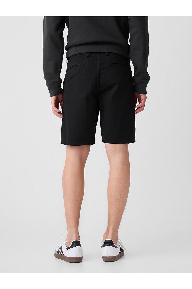 Erkek Siyah Essential Khaki Şort - 4