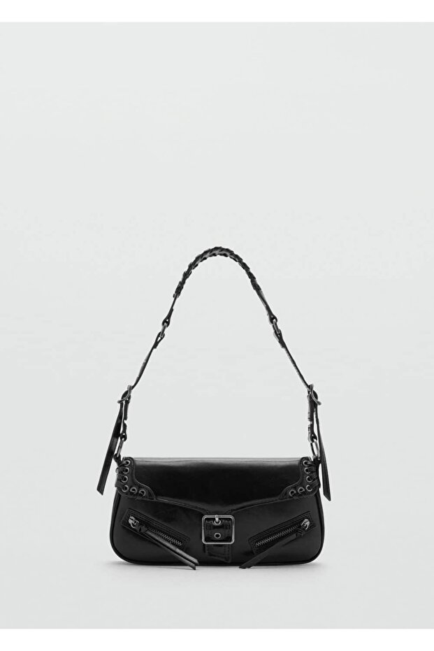 Schultertasche mit Schnallendetail - 3