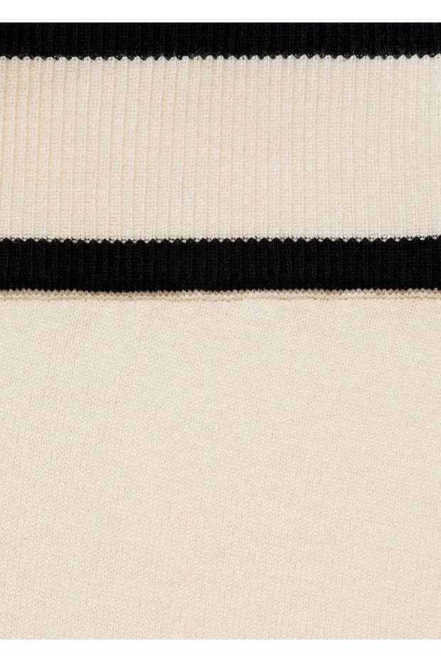 Düz kesim triko pantolon - 7