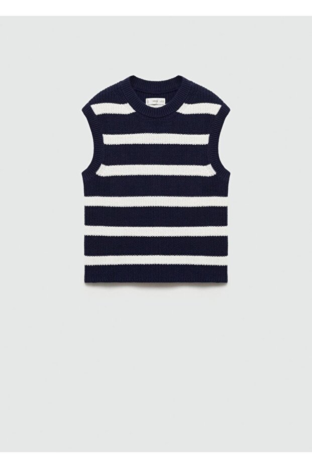 Gestreifte Strickpullover - 1