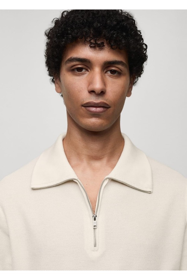 Rollkragenpullover mit Reißverschluss - 8