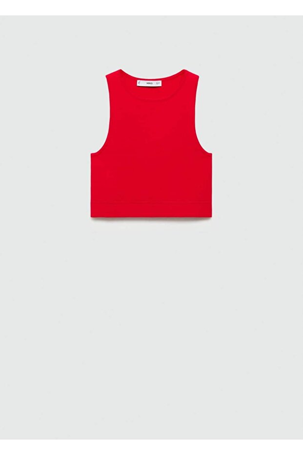 Triko cropped bluz - 3