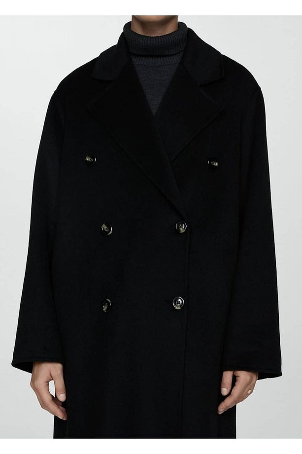 El yapımı oversize yün palto - 5