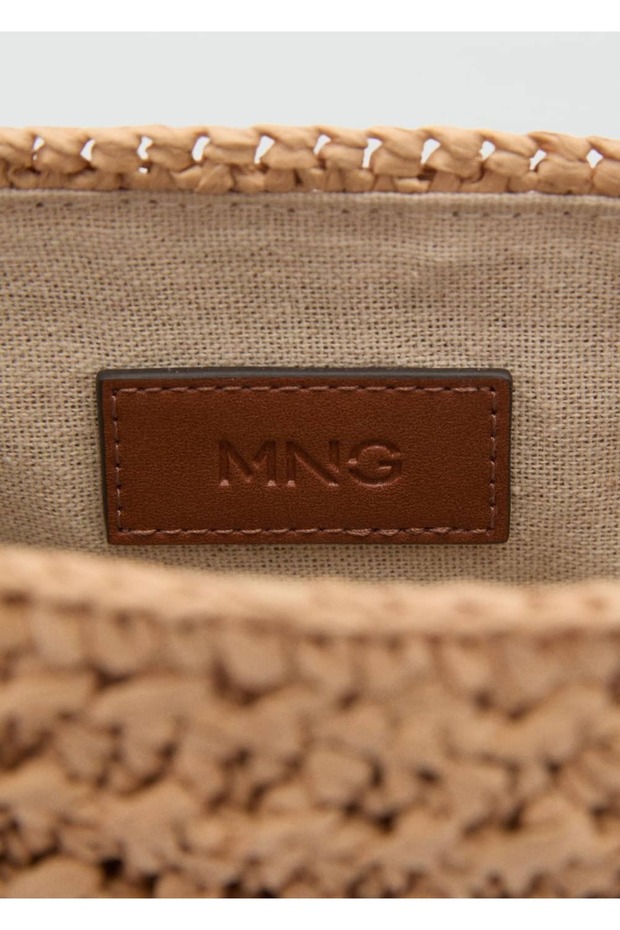 Doğal elyaf omuzdan çantası - 7