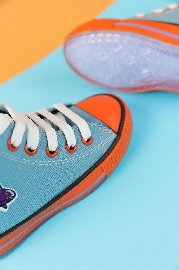 26 - 35 Numara Erkek Çocuk Açık Mavi Dustin Space Converse Ayakkabı - 5