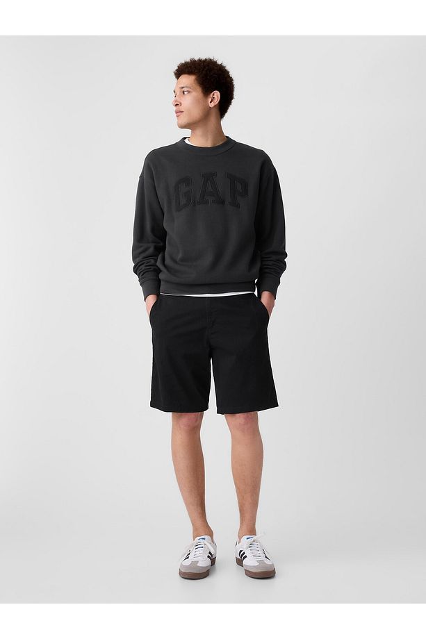 Erkek Siyah Essential Khaki Şort - 3