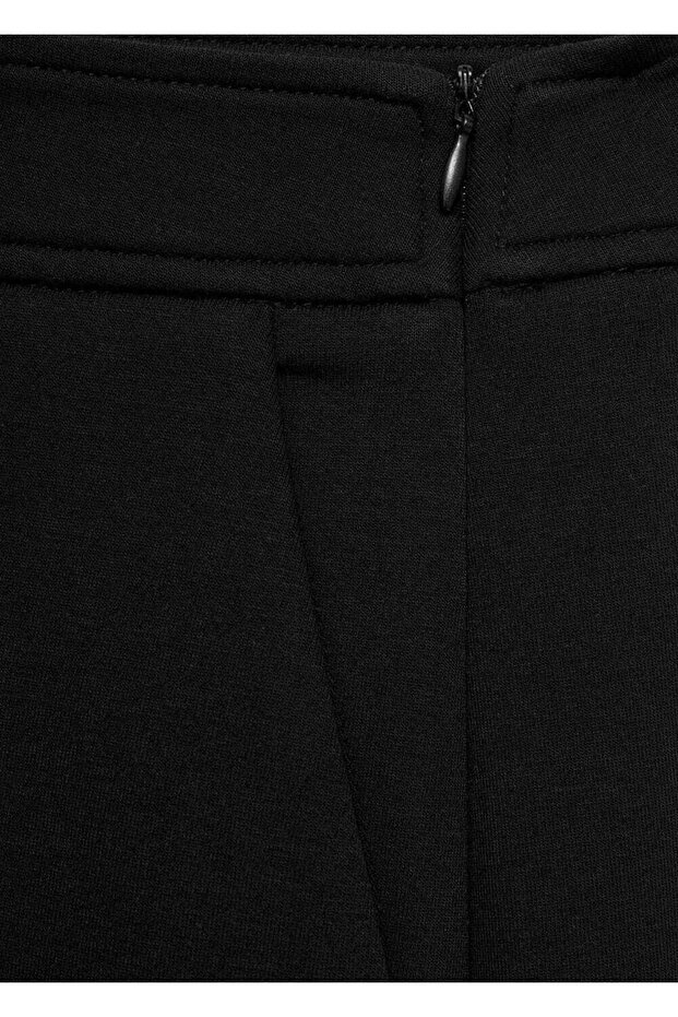 Düz kesim dökümlü pantolon - 5