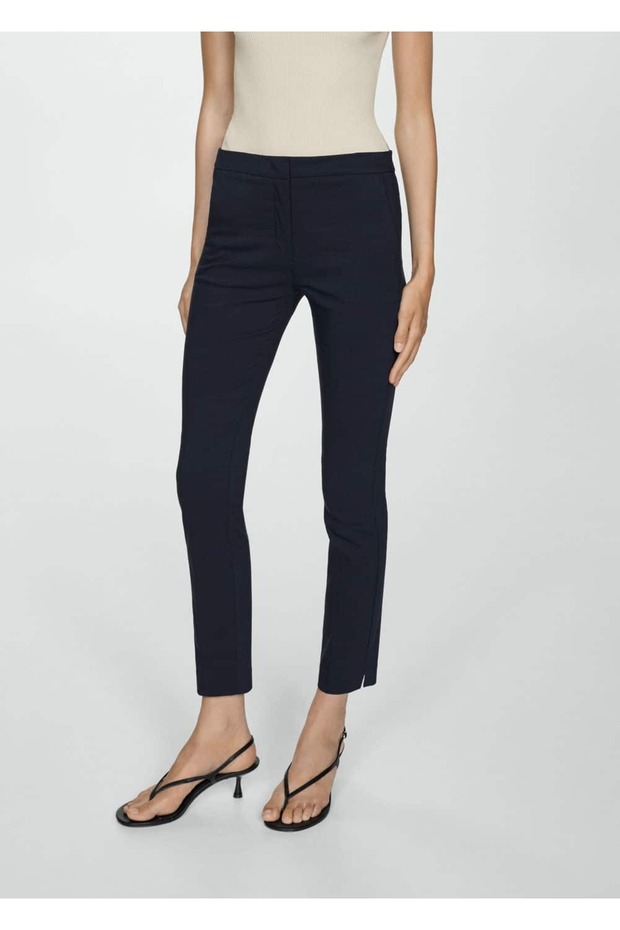 Dar kesim kısa paçalı pantolon - 1