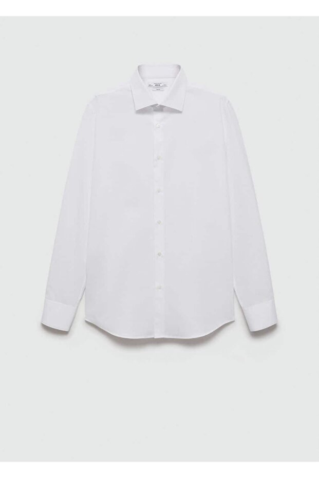 Slim Fit Pamuklu Poplin Gömlek - 3