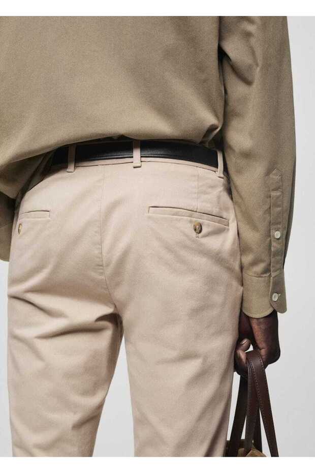 Dar kesim serj chino pantolon - 7