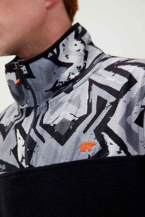 21.02.21.007-c01 Mirage Half Zip Erkek Polar - 4