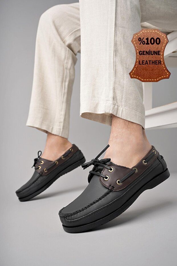Sidro Guaranteed Genuine Leather Men's Daily Classic Casual Shoes