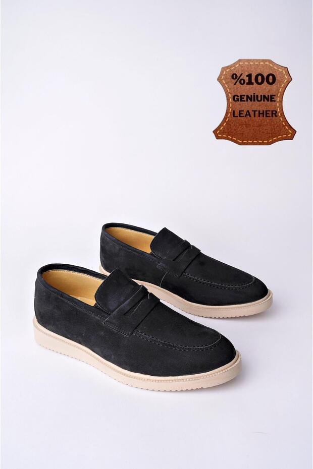 Jones Guaranteed Men's Daily Classic Genuine Leather Casual Comfortable Orthopedic Shoes