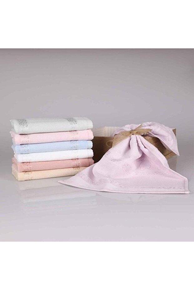 Etamine Towel Embroidered 30*50 6 Piece Kpmspz