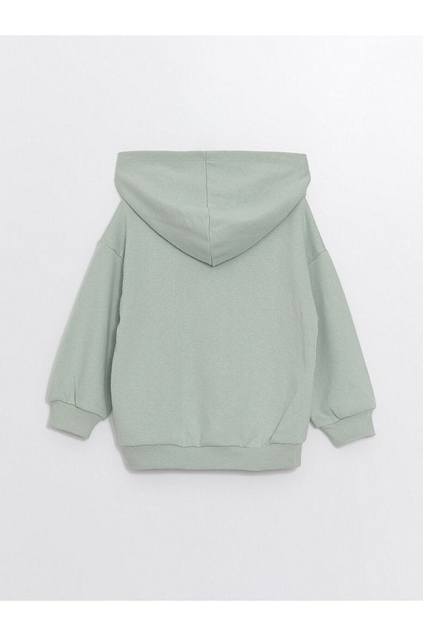 Lcw Kapüşonlu Uzun Kollu Kız Çocuk Fermuarlı Sweatshirt - 3