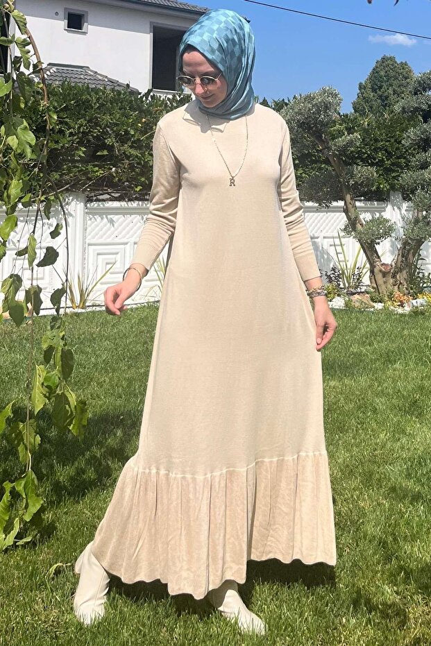 Rüya Taş Triko Elbise - 6