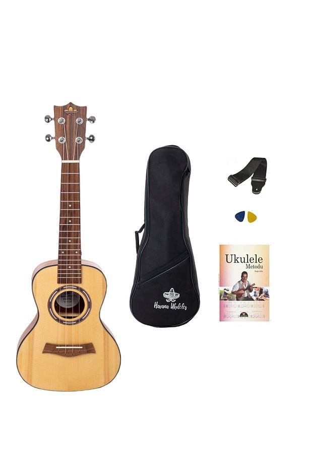 HKC-TXYS24 CONCERT UKULELE SET (SOFTCASE-ASKI-METHOD-PENA HEDİYELİ) - 1