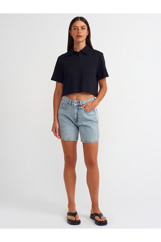 71677 Relax Denim Şort-Tint - 1