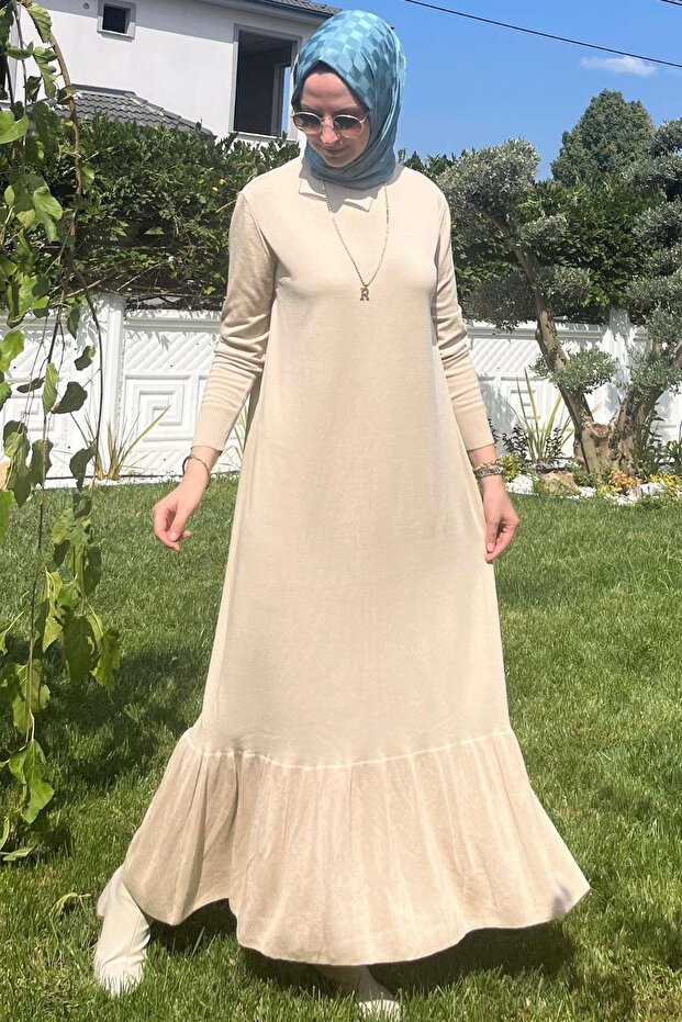 Rüya Taş Triko Elbise - 8