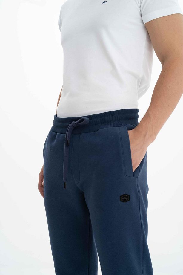 Erkek Indigo Basic Büyük Beden Normal Paça Eşofman Altı K26174849901 - 5