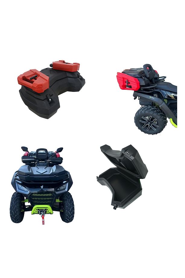ATV Çantası Ön-Arka Set 105lt. Çift Benzin Bidonlu & 50lt. Ön Diamond Model Çanta - 6